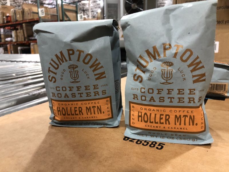 Photo 2 of 2 PACK!!! Stumptown Coffee Roasters, Holler Mountain - Organic Whole Bean Coffee - 12 Ounce Bag, Flavor Notes of Citrus Zest, Caramel and Hazelnut
BB 10 05 2021 