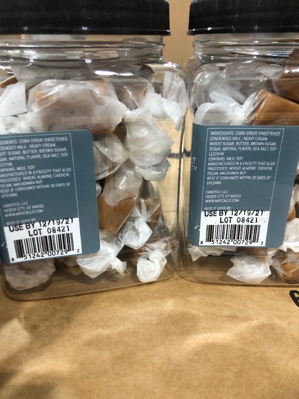 Photo 3 of 2 PACK!!! Tara's All Natural Handcrafted Gourmet Sea Salt Caramel: Small Batch, Kettle Cooked, Creamy & Individually Wrapped - 11.5 Ounce
BB 12 19 2021