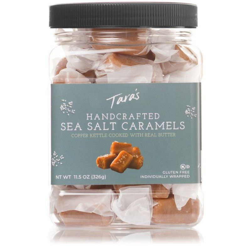 Photo 1 of 2 PACK!!! Tara's All Natural Handcrafted Gourmet Sea Salt Caramel: Small Batch, Kettle Cooked, Creamy & Individually Wrapped - 11.5 Ounce
BB 12 19 2021