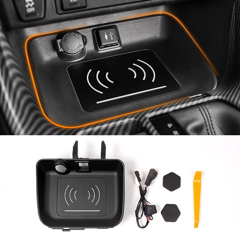 Photo 1 of Fit 2019-2021 Rav4 Wireless Charger Mount Wireless Charging Pad Updated Phone Charging Pad for Toyota Rav4 Accessories
