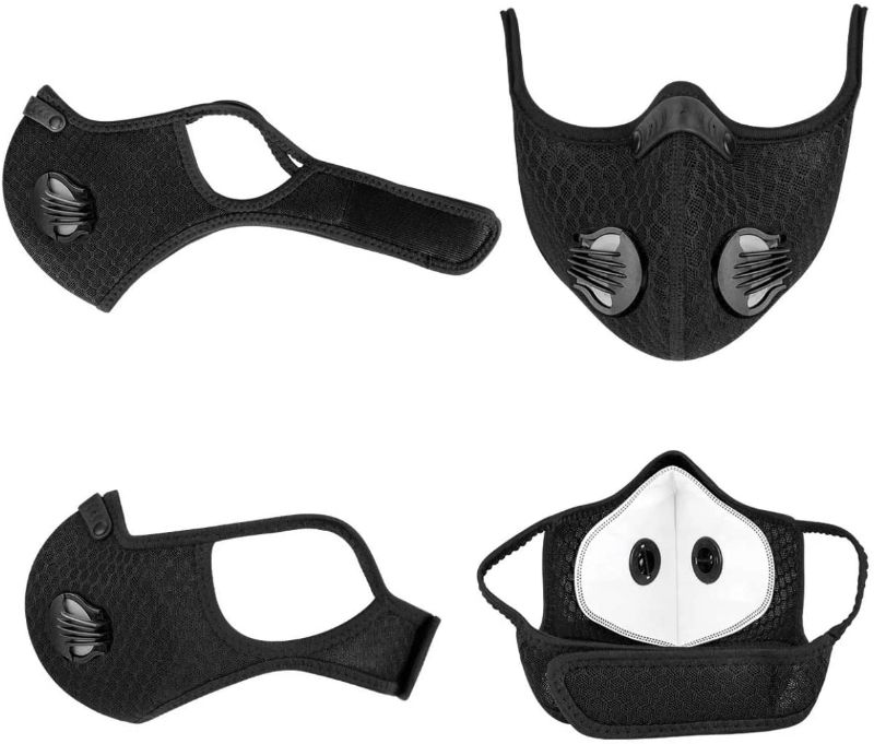 Photo 1 of 5 Sports Mask + 10 Filters Face Cover Cycling Hiking Running Face Mask
