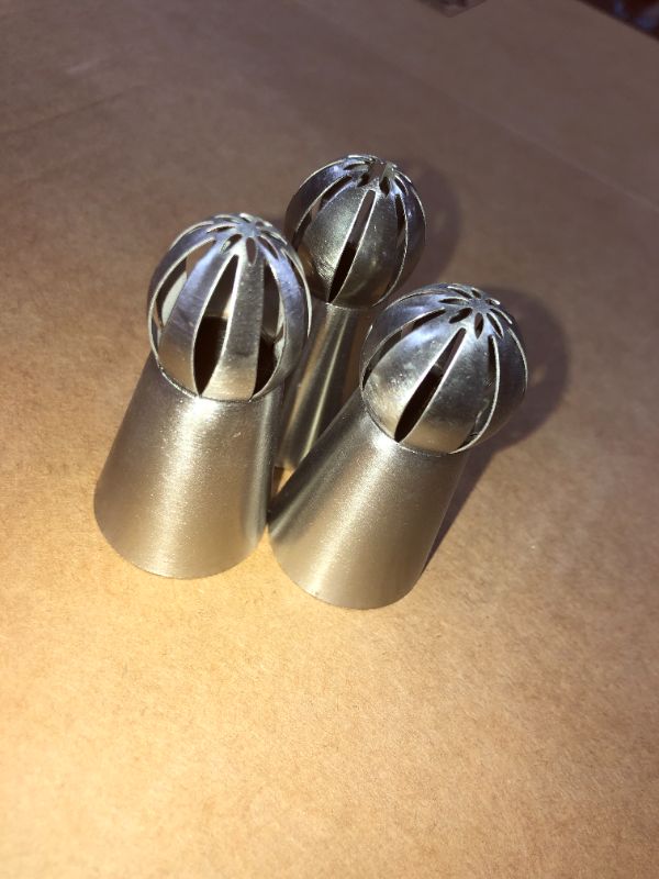Photo 3 of 5 PACK TOTAL OF 15 TIPS!!! 3 PC PASTRY TIPS