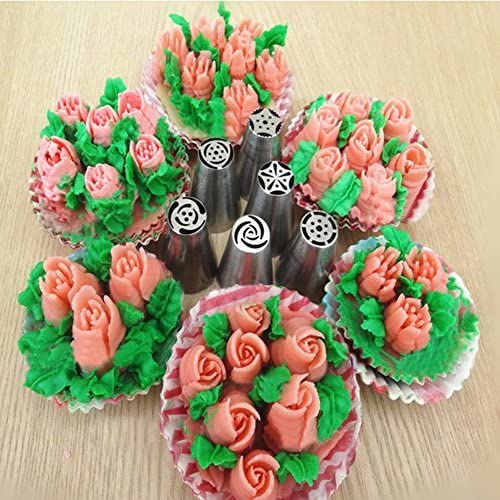 Photo 1 of 10 PACK TOTAL OF 150 TIPS!!! 15pcs Russian Tulip Flower Icing Piping Nozzles Cake Decoration Tips Set Boquillas Rose Cupcake Cream Pastry Baking Tool

