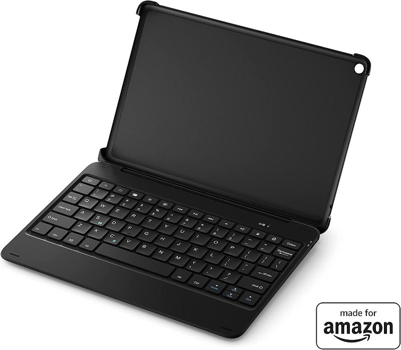Photo 1 of All New, Made for Amazon Bluetooth Keyboard with detachable case in Black, for Fire HD 10 (11th Generation) 2021 release
