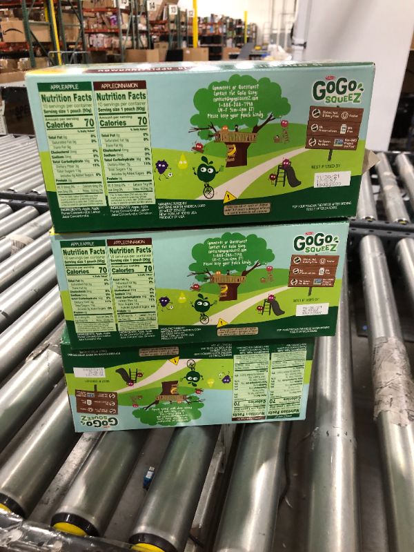 Photo 2 of 3 pack of GoGo squeeZ Fruit on the Go Variety Pack, Apple Apple & Apple Cinnamon, 3.2 oz. (20 Pouches) - Tasty Kids Applesauce Snacks - Gluten Free Snacks for Kids - Nut & Dairy Free - Vegan Snacks
best buy 11/30/21
