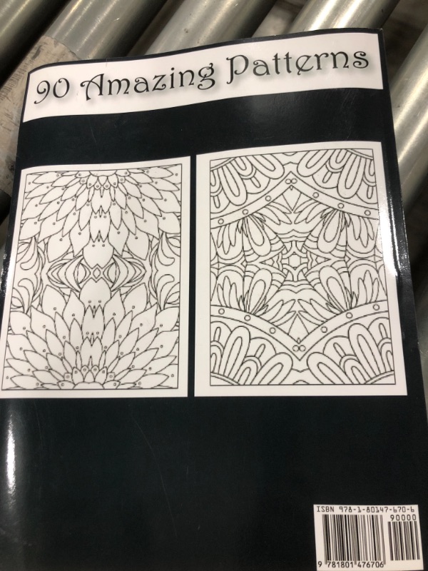 Photo 3 of 90 Amazing Patterns: An Adult Coloring Book with Fun, Easy and Relaxing Coloring Pages