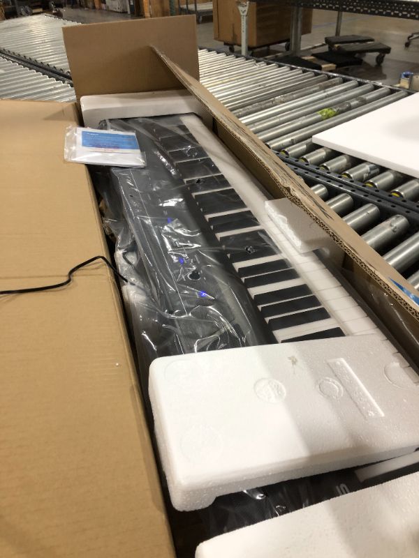 Photo 1 of Alesis Recital – 88 Key Digital Piano Keyboard with Semi Weighted Keys, 2x20W Speakers, 5 Voices, Split, Layer and Lesson Mode, FX and Piano Lessons

