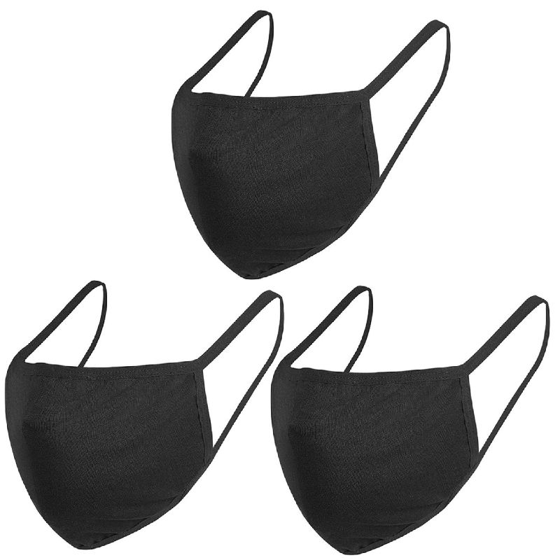 Photo 1 of 3Pack Fashion Black Face Mask Coverings