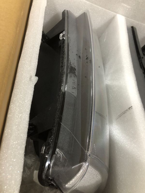 Photo 1 of ANPART Headlight Assembly 2 PCS A Set For Chevrolet Avalanche 1500/2500 2003-2006(For Avalanche without Body Cladding Model) Black Housing Clear Reflector Clear lens Headlamp Driver Passenger Side
