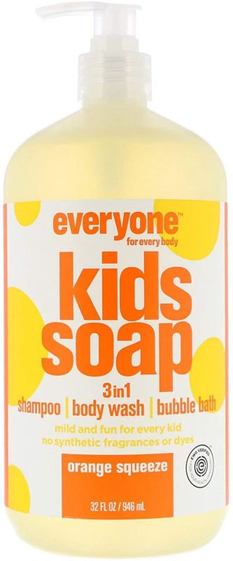 Photo 1 of 2 PACK!!! EO Essential Oil Products Everyone Soap for Every Kid Orange Squeeze - 32 fl oz
