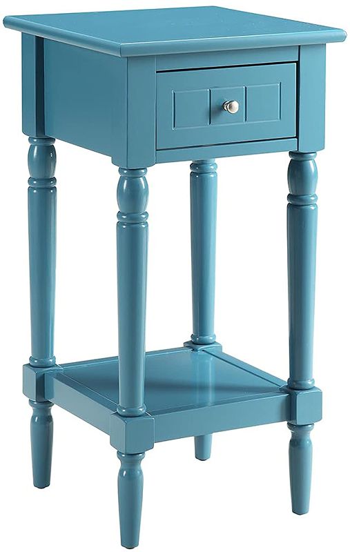 Photo 1 of Convenience Concepts French Country Khloe Accent Table, Blue

