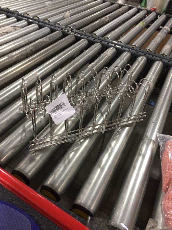 Photo 1 of 2 PACK SANNO Lid Rack Holder Organizer Diversified Euro Kitchen Lid Organizer for Plates, Cutting Boards Bakeware, Cooling Racks, Pots & Pans, Serving Trays stain,stainless steel nickel