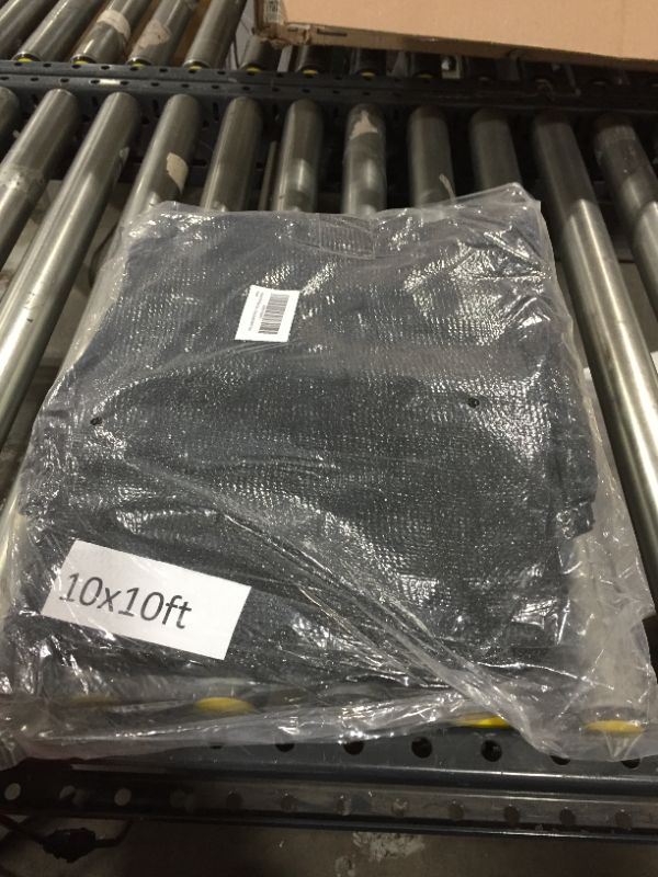 Photo 1 of e.share 90% Black Shade Cloth 10ft x 10ft Heavy Duty Shade Mesh Tarp
