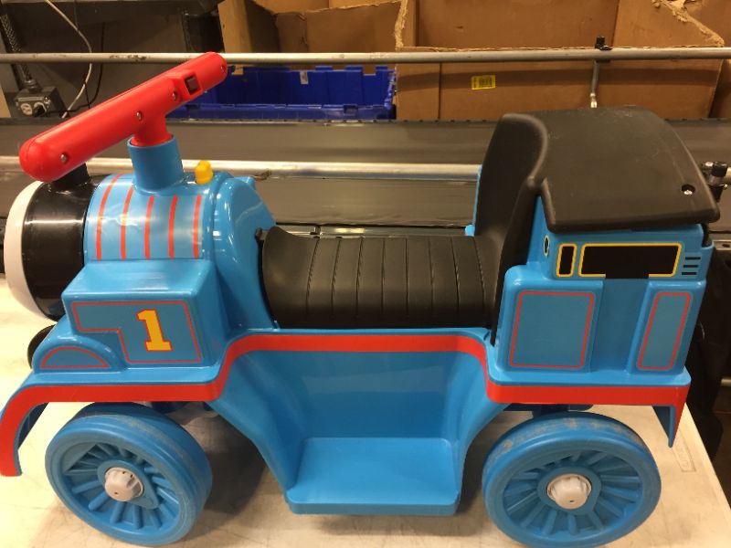 Photo 2 of Fisher-Price Power Wheels Thomas and Friends Thomas vehicle with track, 6V battery-powered ride-on toy train for toddlers ages 1 to 3 years

