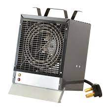 Photo 1 of Dimplex Fan-Forced Enclosed Motor Construction Heater in Grey 4800-Watt 