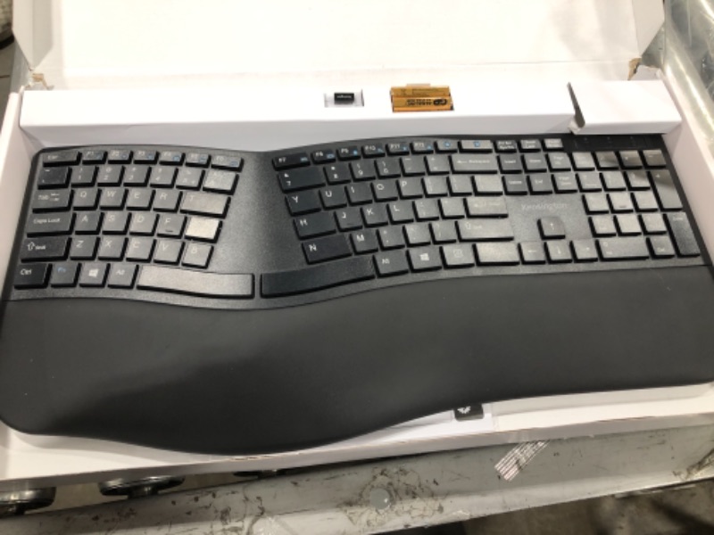 Photo 2 of Kensington Pro Fit Ergonomic Wireless Keyboard - Black (K75401US)
