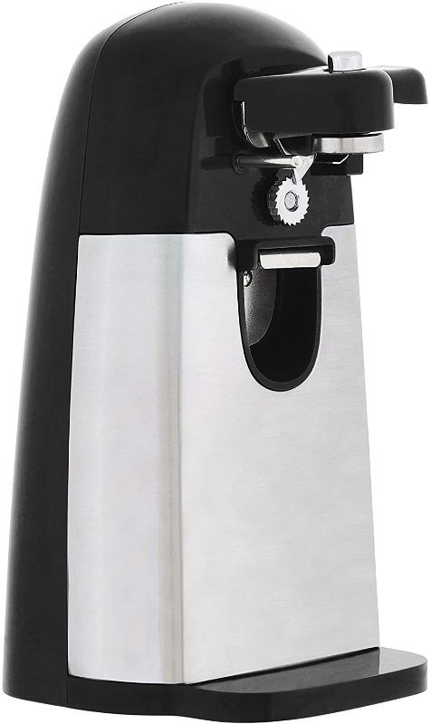 Photo 1 of Amazon Basics Electric Can Opener, Black
