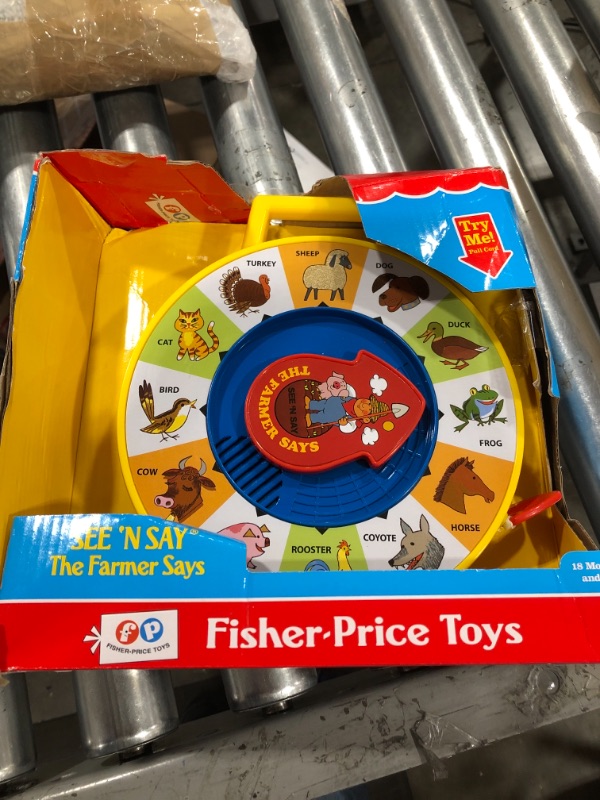 Photo 2 of Basic Fun Fisher Price Classic Toys - The Farmer Says See 'N Say - Great Pre-School Gift for Girls and Boys, multi
