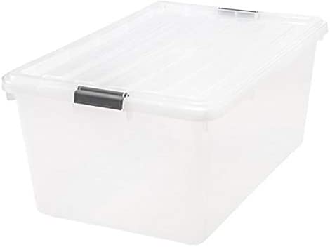 Photo 1 of 21"x16 1/2"x 12 1/2 Iris Clear Storage Container with Lid 