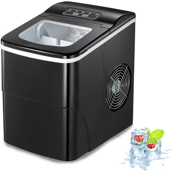 Photo 1 of  Antarctic StarBlack Ice Maker Mini Ice Maker 26lbs every hour|Portable Ice Cube Maker| Domestic Use
