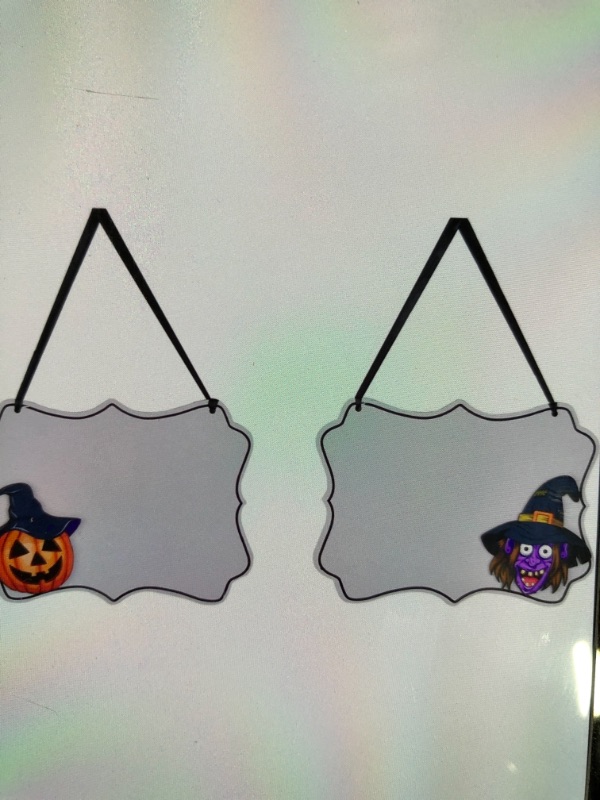 Photo 1 of Halloween blank signs for home/office set of 4
