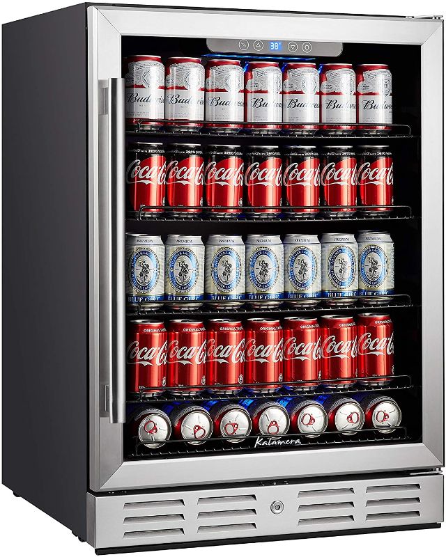 Photo 1 of Kalamera 24 inch Beverage Refrigerator - 154 Cans Capacity Beverage Cooler- Fit Perfectly into 24" 