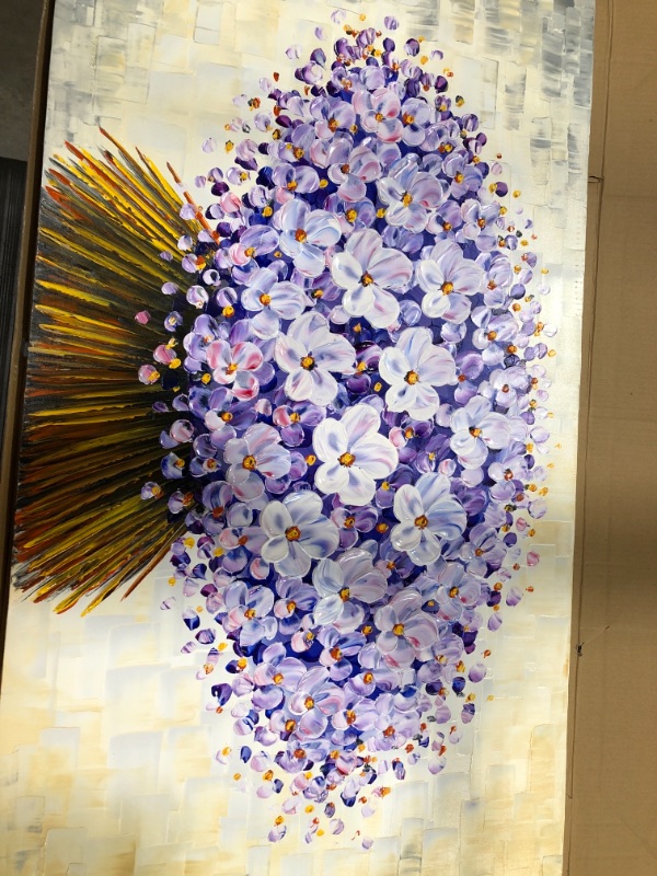 Photo 1 of Flower painting 47inx23in