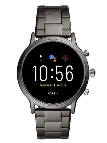 Photo 1 of Fossil Gen 5 Carlyle Stainless Steel Touchscreen Smartwatch with Speaker, Heart Rate, GPS, Contactless Payments, and Smartphone Notifications
