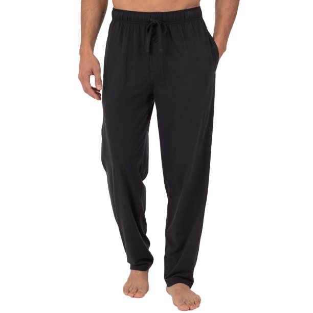 Photo 1 of Fruit of the Loom Men's and Big Men's Jersey Knit Pajama Pants
