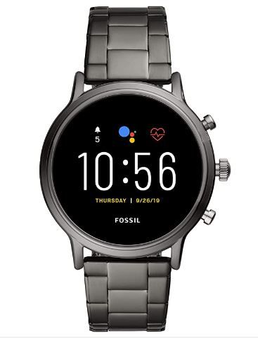 Photo 1 of Fossil Gen 5 Carlyle Stainless Steel Touchscreen Smartwatch with Speaker, Heart Rate, GPS, Contactless Payments, and Smartphone Notifications
