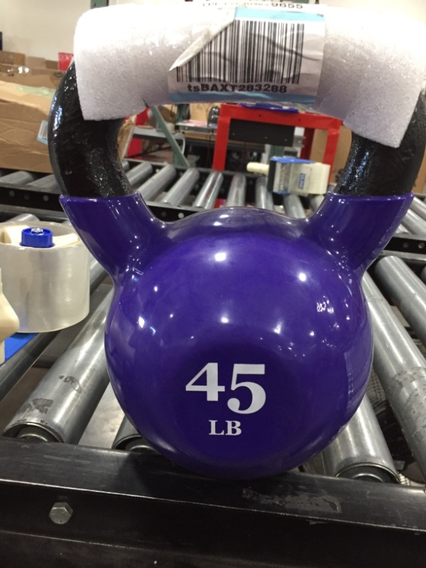 Photo 1 of 45lb kettlebell dark purple