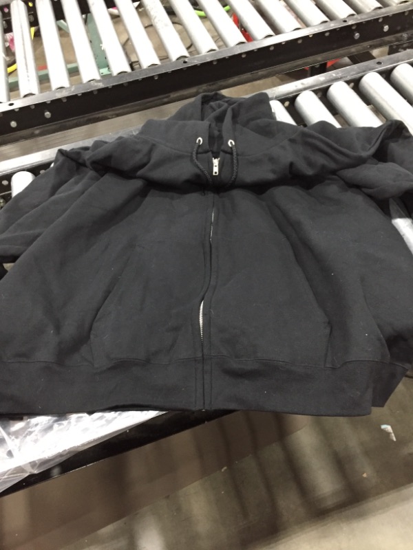 Photo 2 of HANES Black Zipper hoodie  size-2XL