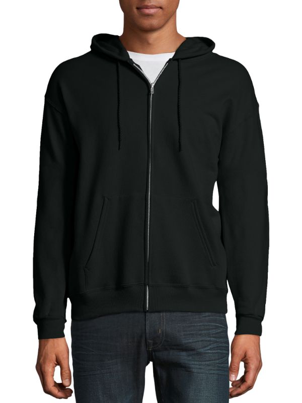 Photo 1 of HANES Black Zipper hoodie  size-2XL