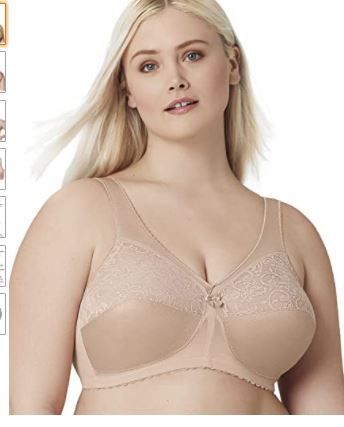 Photo 1 of Glamorise Women's Full Figure Plus Size MagicLift Original Wirefree Support Bra 48F
