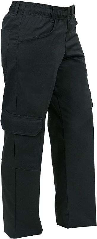 Photo 1 of Mercer Culinary M61100BK1X Genesis Women's Chef Cargo Pant, 1X, Black
