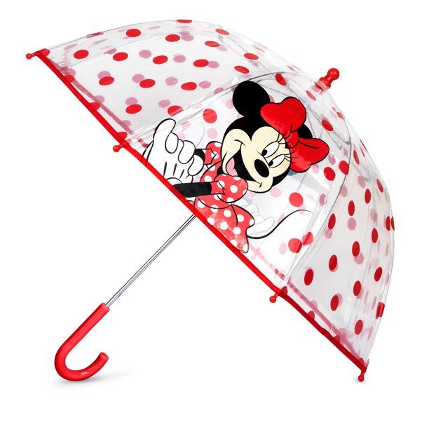 Photo 1 of Disney Kids Umbrella, Minnie Mouse Toddler and Littile Girl Rain Wear for Ages 3-10
