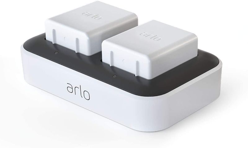 Photo 1 of Arlo Certified Accessory - Dual Charging Station - Charge up to Two Batteries (sold separately) 