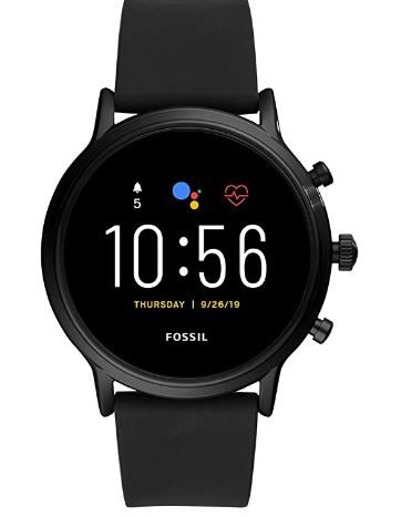 Photo 1 of Fossil Gen 5 Carlyle Stainless Steel Touchscreen Smartwatch with Speaker, Heart Rate, GPS, Contactless Payments, and Smartphone Notifications
