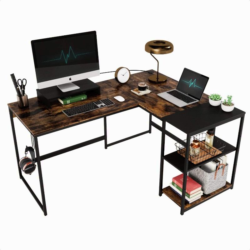 Photo 1 of greenforest Reversible L-Shape Desk, Base Material: Stainless Steel PARTS ONLY NO HARDWARE