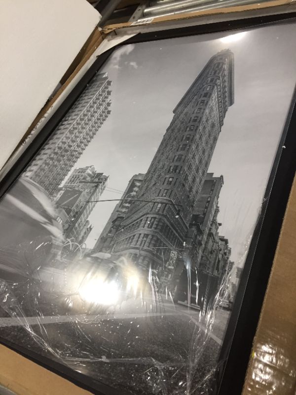 Photo 2 of Americanflat 24 x 36 Inch Black Poster Frame Polished Plexiglass. Hanging Hardware Included