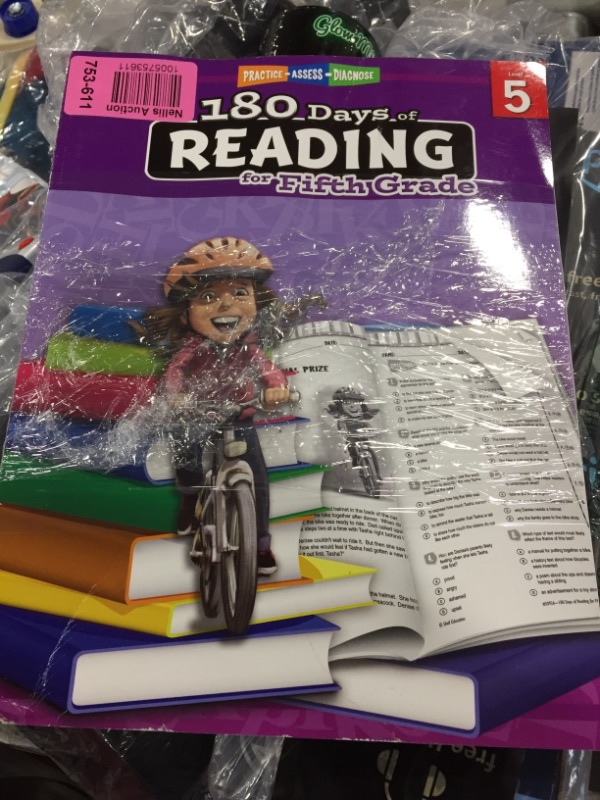 Photo 2 of 180 Days of Reading: Grade 5 - Daily Reading Workbook for Classroom and Home, Reading Comprehension and Phonics Practice, School Level Activities Created by Teachers to Master Challenging Concepts 1st Edition
