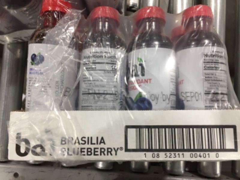 Photo 2 of Bai Flavored Water, Brasilia Blueberry, Antioxidant Infused Drinks, 18 Fluid Ounce Bottles, 12 Count
EXP: 09.01.21 