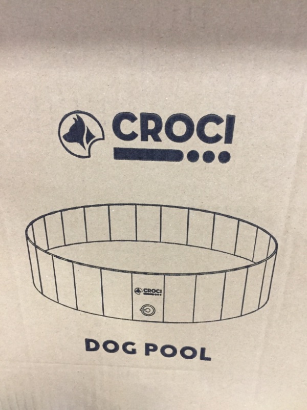 Photo 1 of CROCI dog pool, rounded and light blue 