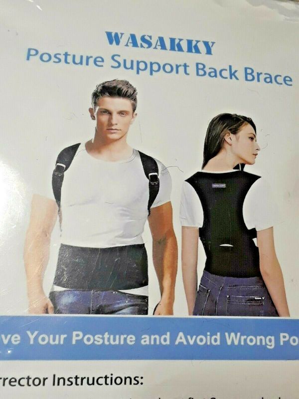 Photo 1 of Wasakky posture support back brace. size large