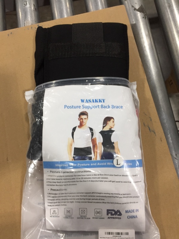 Photo 2 of Wasakky posture support back brace. size large