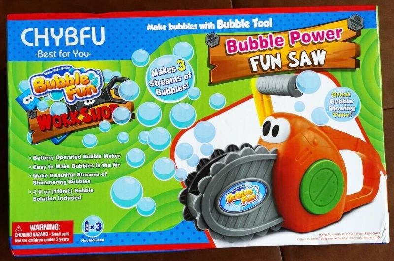 Photo 1 of CHYBFU Bubble Power Fun Saw indoor outdoor bubble fun workshop NIB
