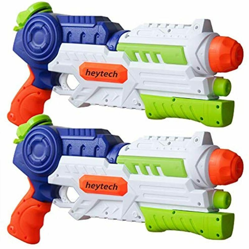 Photo 1 of Heytech 2 Pack Super Water Gun Blaster 1200CC High Capacity Soaker Squirt Toy
