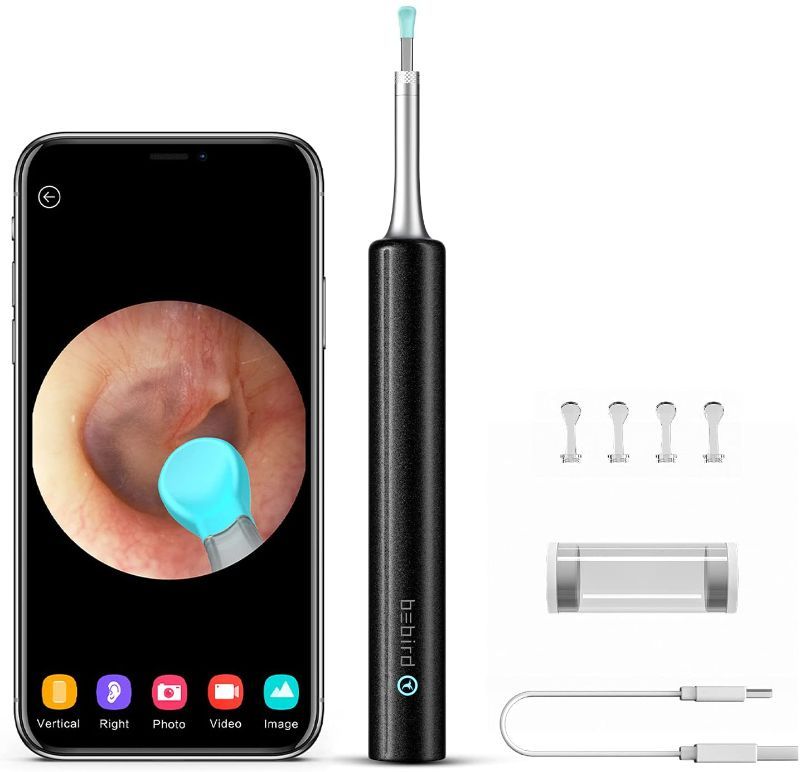 Photo 1 of BEBIRD® C3 EAR WAX REMOVAL, EAR CLEANER WITH CAMERA WIRELESS OTOSCOPE WITH 1080P HD WATERPROOF DIGITAL ENDOSCOPE WITH 6 LED LIGHT, MOM GADGETS FOR BABY EAR CLEANERS CHECKING
