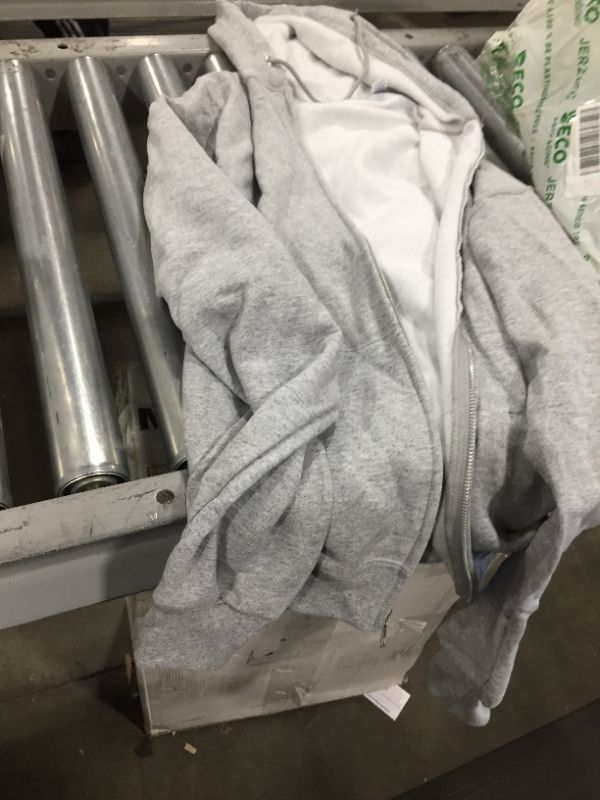 Photo 1 of Grey Zip-Up Hoodies (size M)