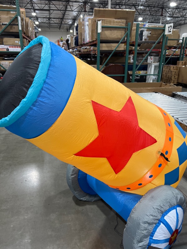 Photo 1 of 6ft long patriotic independence day inflatable.